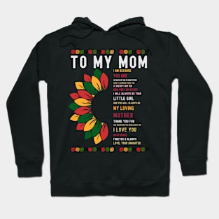 Happy Mothers Day Black Mom Queen Afro African Woman | Happy Mothers Day Black Mom Hoodie